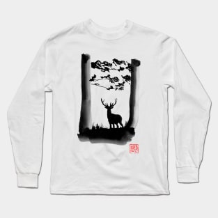 deer in the forest Long Sleeve T-Shirt